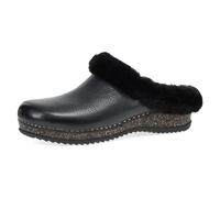 Dansko Magda Seasonal Comfort Mule Clog for Women on Patented Stapled Construction- Cozy Sweater Lining, Black, 10.5-11