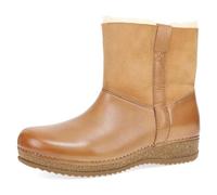 Dansko McKenzie Seasonal Bootie for Women on Patented Stapled Construction -Shearling Shaft for Cozy Comfort, Tan, 7.5-8
