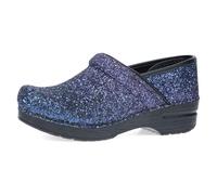 Dansko Professional Glitter Slip-On Clogs for Women - Rocker Sole and Arch Support for Comfort - Shiny and Stylish Glitter Uppers, Night Sky, 7.5-8