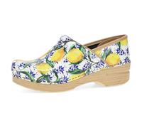 Dansko Professional Slip-On Clogs for Women - Rocker Sole and Arch Support for Comfort - Ideal for Long Standing Professionals - Nursing, Veterinarians, Food Service, Healthcare Professionals, Lemons