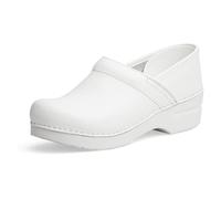 Dansko Professional Slip-On Clogs for Women - Rocker Sole and Arch Support for Comfort - Ideal for Long Standing Professionals - Nursing, Veterinarians, Food Service, Healthcare Professionals, White