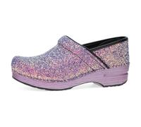 Dansko Professional Slip-On Clogs for Women - Rocker Sole and Arch Support for Comfort - Ideal for Long Standing Professionals - Food Service, Healthcare Professional Lilac Glitter 7.5-8 M US, Lilac,