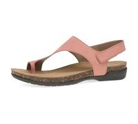 Dansko Reece Sandal for Women - Memory Foam and Cork Footbed for Comfort and Arch Support - Lightweight Rubber Outsole for Long-Lasting Wear with Hook & Loop Strap, Rose, 9.5-10