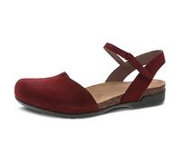 Dansko Rowan Sandal for Women - Memory Foam and Cork Footbed for Comfort and Arch Support - Lightweight Rubber Outsole for Long-Lasting Wear - Versatile Casual to Dressy Footwear, Cinnabar, 10.5-11
