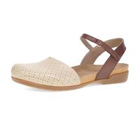 Dansko Rowan Sandal for Women - Memory Foam and Cork Footbed for Comfort and Arch Support - Lightweight Rubber Outsole for Long-Lasting Wear - Versatile Casual to Dressy Footwear, Sand Perf, 10.5-11