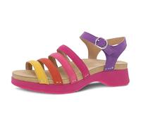 Dansko Roxie Strappy Sandal for Women - Colorful and Stylish Shoe with a Cushioned Footbed- All-Day Legendary Comfort, Multi, 6.5-7