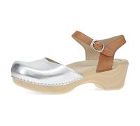 Dansko Sam Women's Sandals - Comfort Support Women's Sandals, Silver Light Brown, 10.5/11 UK