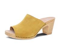 Dansko Tandi Peep Toe Sandal for Women - Soft Leather Treated with Scotchgard for Stain Resistance - Cushioned, Contoured Footbed for All-Day Comfort