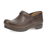Dansko Women’s Professional Slip-On Clogs, Tooled Brown, 7.5-8