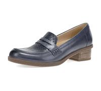 Dansko Women's Danica Heeled Loafer, Navy, 6.5-7