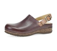 Dansko Women's Merrin Sling-Back Mule Clog-Dual Density Cork/EVA Midsole and Lightweight Rubber Outsole Provide a Comfortable Ride on Patented Stapled Construction, Cordovan, 8.5-9