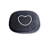 Dansmiy Ring Earring Bracelet Necklace Display Stand, Resilient Velvet Jewelry Dish Tray, Jewellery Store Retail Counter Holder for Photoshoot Exhibition Livestream