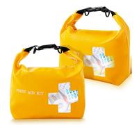 Dansydaisy 2 Pack of Waterproof First Aid Kit, Empty Medical Supplies Bag, Portable Emergency Survival Supplies for Home Office Kitchen Traveling Hiking Camping Backpacking Cycling