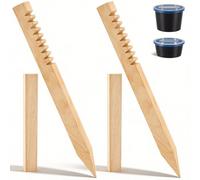 Dansydaisy 2 Pack Worm Grunting Sticks The Ultimate Worm Hunting Caller Device with 2 Boxes for Outdoor Family Fun, Effortless Bait Collection and Garden Soil Aeration