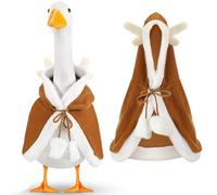 Dansydaisy Christmas Goose Outfit Cape Lawn Porch Clothes Xmas Goose Outfit for 23" Christmas Party Outdoor Patio Yard Lawn Art Decoration (Reindeer)
