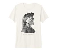 Dante Alighieri Portrait Divine Comedy, Purgatory, Hell Premium T-Shirt