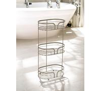 Showerdrape Dante 3 Tier Freestanding Floor Caddy in Beige Showerdrape Beige