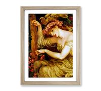Dante Gabriel Rossetti A Sea Spell Classic Painting Framed Print | A3 Oak Framed Wall Art | Ready to Hang | Classic Nautical Picture | Living Room Bedroom Lounge Office