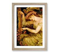 Dante Gabriel Rossetti A Sea Spell Framed Print | A2 Oak Framed Wall Art | Ready to Hang | Modern Nautical Picture | Living Room Bedroom Lounge Office