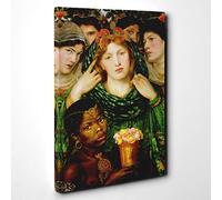 Dante Gabriel Rossetti The Beloved Canvas Print | Gallery Wrapped 30mm Frame Wall Art | 30x20 inches | Ready to Hang | Modern Picture | Living Room Bedroom Lounge Office