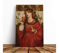 Dante Gabriel Rossetti The Loving Cup Canvas Print | Gallery Wrapped 30mm Frame Wall Art | 24x16 inches | Ready to Hang | Modern Picture | Living Room Bedroom Lounge Office
