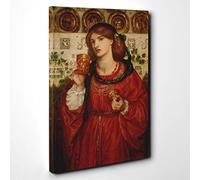 Dante Gabriel Rossetti The Loving Cup Canvas Print | Gallery Wrapped 30mm Frame Wall Art | 30x20 inches | Ready to Hang | Modern Picture | Living Room Bedroom Lounge Office