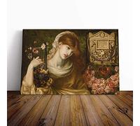 Dante Gabriel Rossetti The Roman Window Canvas Print | Gallery Wrapped 30mm Frame Wall Art | 20x14 inches | Ready to Hang | Modern Picture | Living Room Bedroom Lounge Office