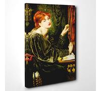 Dante Gabriel Rossetti Veronica Veronese Canvas Print | Gallery Wrapped 30mm Frame Wall Art | 30x20 inches | Ready to Hang | Modern Picture | Living Room Bedroom Lounge Office