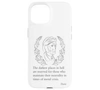 Dante Quote, Divine Comedy, Inferno, Canto 3 Case for iPhone 15