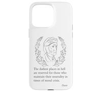 Dante Quote, Divine Comedy, Inferno, Canto 3 Case for iPhone 15 Pro Max