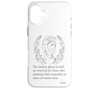Dante Quote, Divine Comedy, Inferno, Canto 3 Case for iPhone 16 Plus