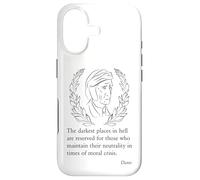 Dante Quote, Divine Comedy, Inferno, Canto 3 Case for iPhone 17