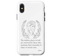 Dante Quote, Divine Comedy, Inferno, Canto 3 Case for iPhone X/XS