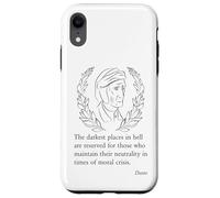 Dante Quote, Divine Comedy, Inferno, Canto 3 Case for iPhone XR