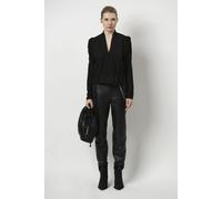 Dante6 Trinity Pleated Top Raven size 36 | Blouses Outlet | Women 36