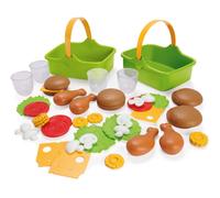 Dantoy 7030 Green Garden Picnic Set Toy Play Food Kids Kitchen Plastic