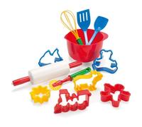 Dantoy Baking Set, Role Play Toys for Kids with 12 Pieces, Made in Denmark - Multi Colour