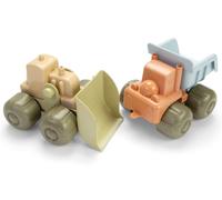 Dantoy Bio Set Truck + Excavator Children's Toy Sandbox Gift Box Hand Digger