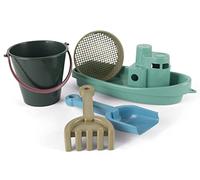 Dantoy Blue Marine Toys Boat and Sand Set Beach Toy Shovel Mould
