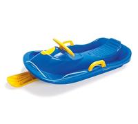 Dantoy Bob Sledge with Brakes, Steering Toboggan for Winter Snow, Made in Denmark - Black