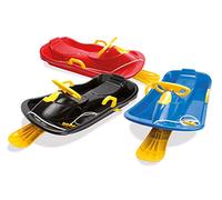 Dantoy Bob Sledge with Brakes, Steering Toboggan for Winter Snow, Made in Denmark (Various Colours),44 x 89 x 19cm