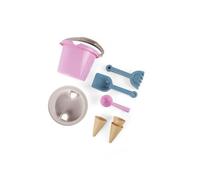 Dantoy - Bucket set w. Ice cream cones - Pink (4801)