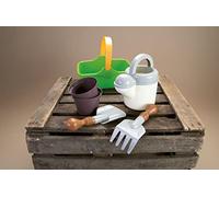 Dantoy Childrens Green Garden Planting Set with Tools, Made in Denmark