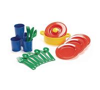 Dantoy Dinner Set for 4, 22 Piece Role Play for Kids Pretend Play, Made in Denma