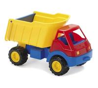 Dantoy Dump Truck Toy with Rubber Wheels - Robust and Colourful