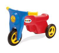 Dantoy Kids Sit & Ride Motorcycle, Push Along Scooter with Rubber Wheels and Trailer Tow Bar, Made in Denmark