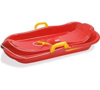 Red Kids Sledge with Brakes by Dantoy 79cm Toboggan with Rope Handle