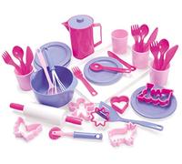 Dantoy My Little Princess Serving Set, Tableware Set & Accessories, 35 Pieces, Children from 2 Years, Toys, Baking Utensils, Play Kitchen, Role Play, Plastic, Produced in Denmark