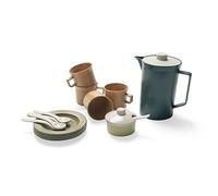 Dantoy - Organic Coffee Set - Sustainable Coffee Set Made of Organic Plastic - 17 Pieces - Indoor & Outdoor - from 2 Years - Nordic Swan