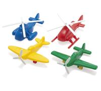 Dantoy - Roleplay - Airplane & Helicopter Set of 4 (2 Planes, 2 Helicopters)